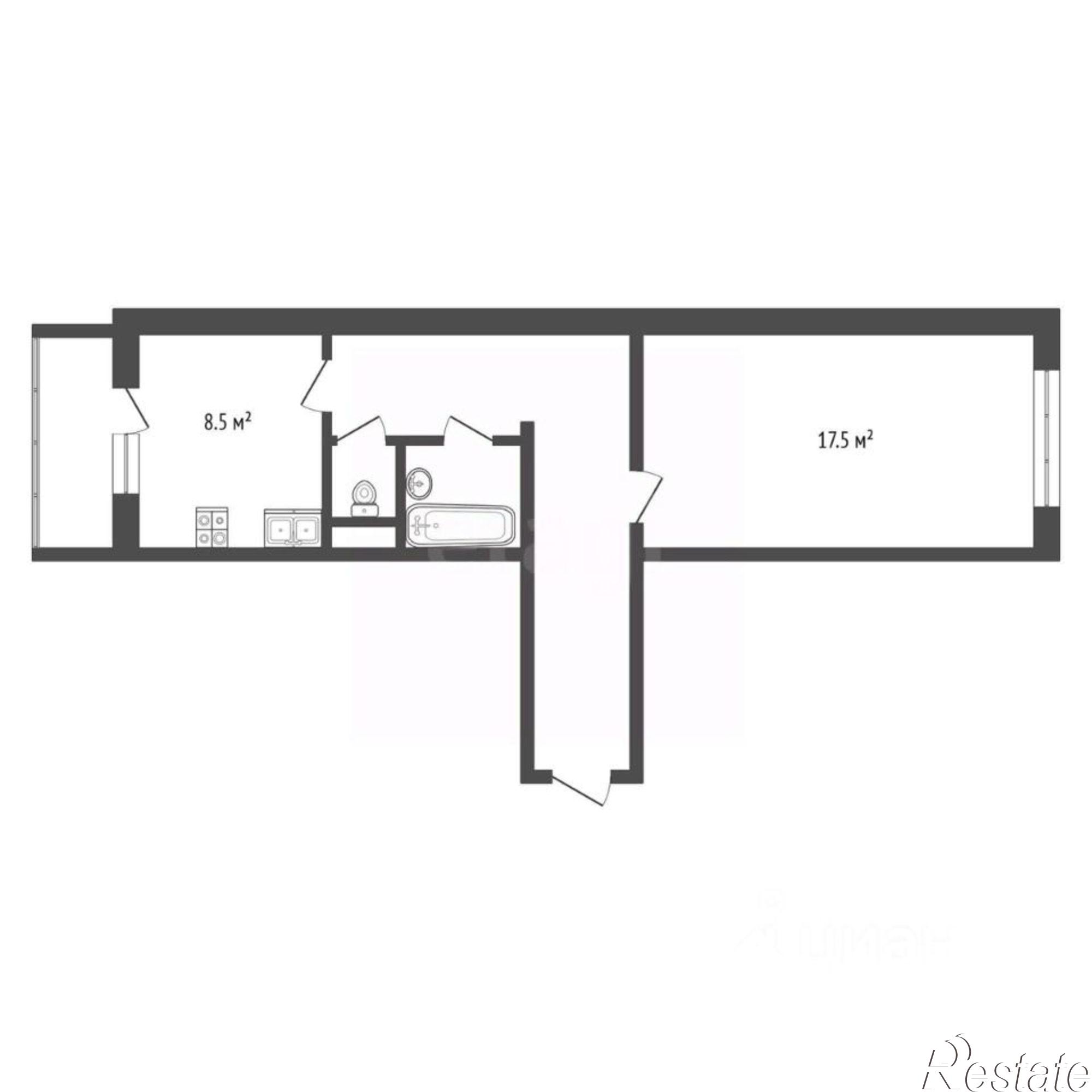 Купить квартиру за 4 000 000 рублей на Московский пр-кт, 55 2