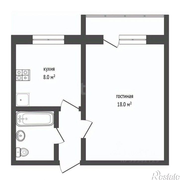 1-комн квартира пр-кт Обводный канал, 29,  д. 29