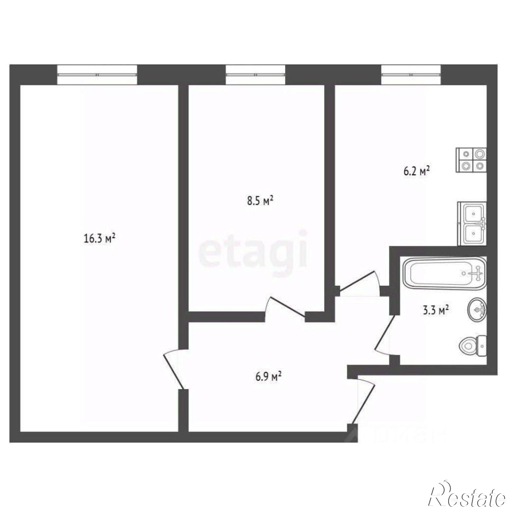 Купить квартиру за 4 800 000 рублей на улица Тимме, 16