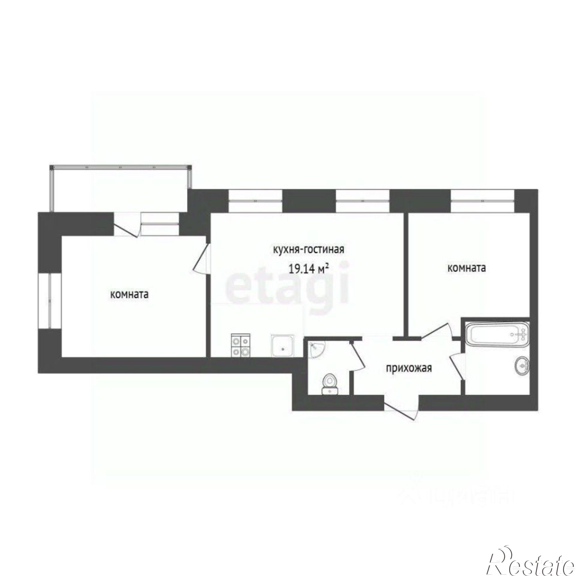 Купить квартиру за 8 200 000 рублей на улица Володарского, 65