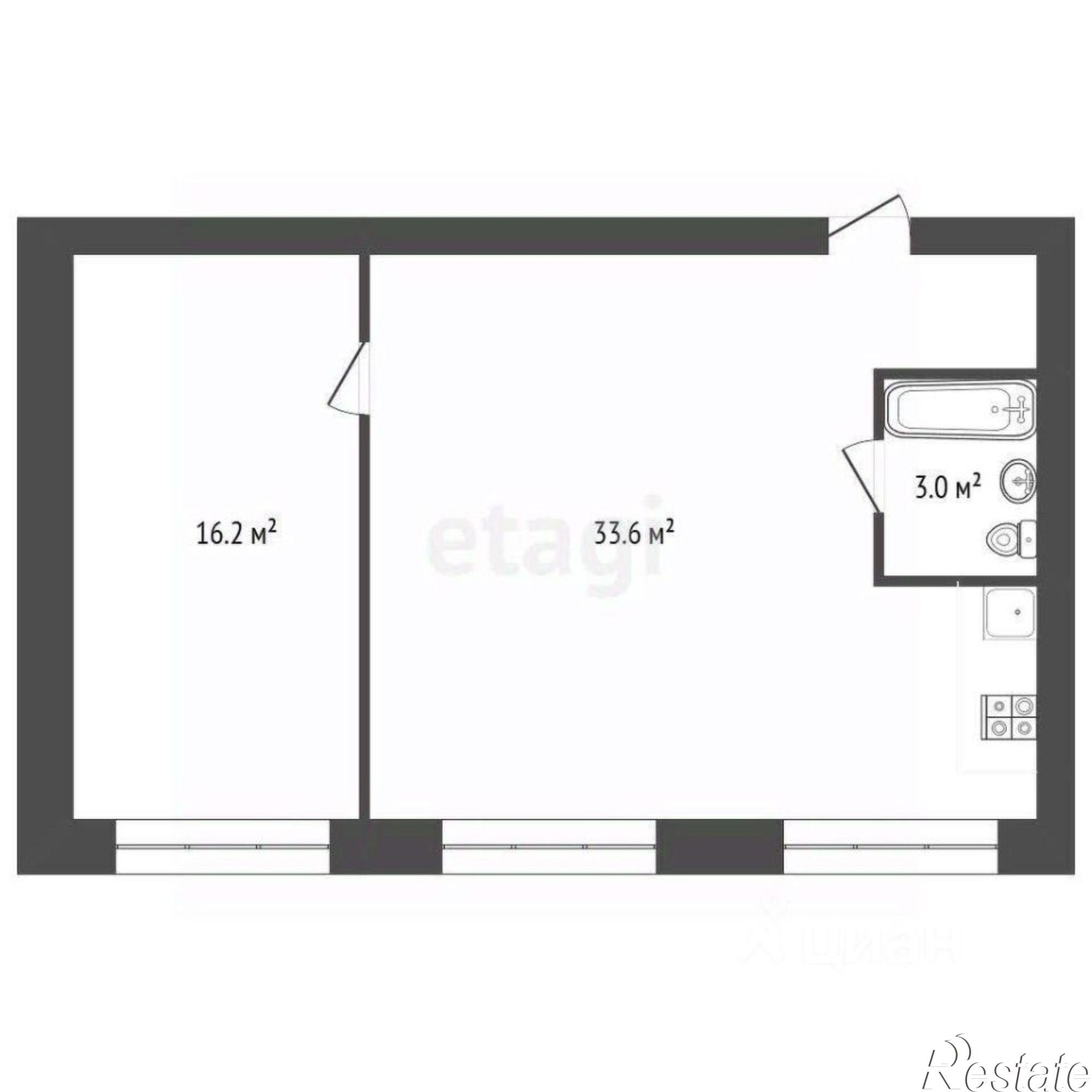 Купить квартиру за 3 600 000 рублей на улица Самойло, 12 к1