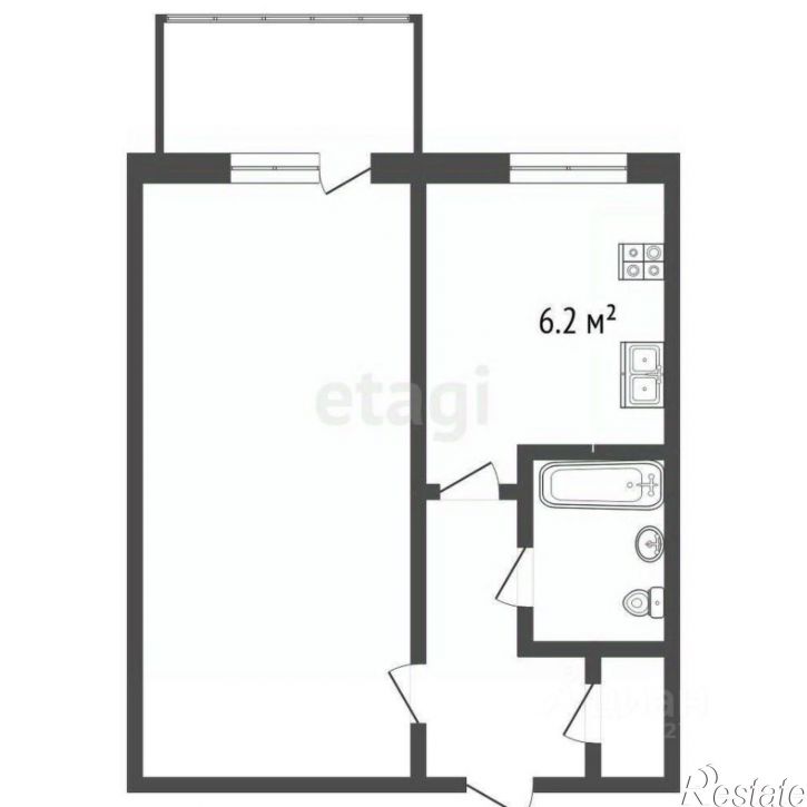 1-комн квартира проспект Обводный Канал, 56,  д. 56