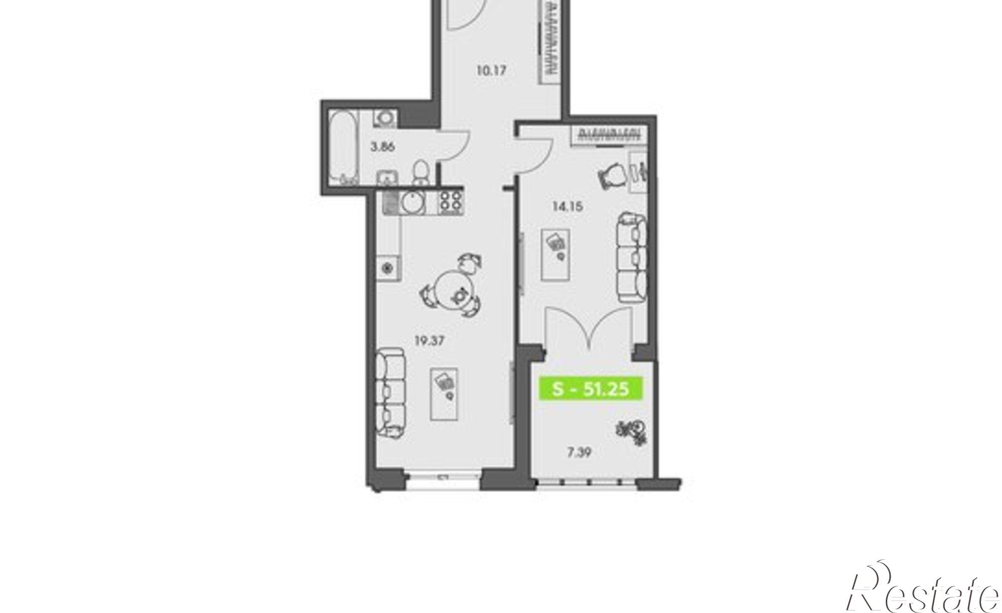 Купить квартиру за 8 795 120 рублей на улица Володарского, 36 к1