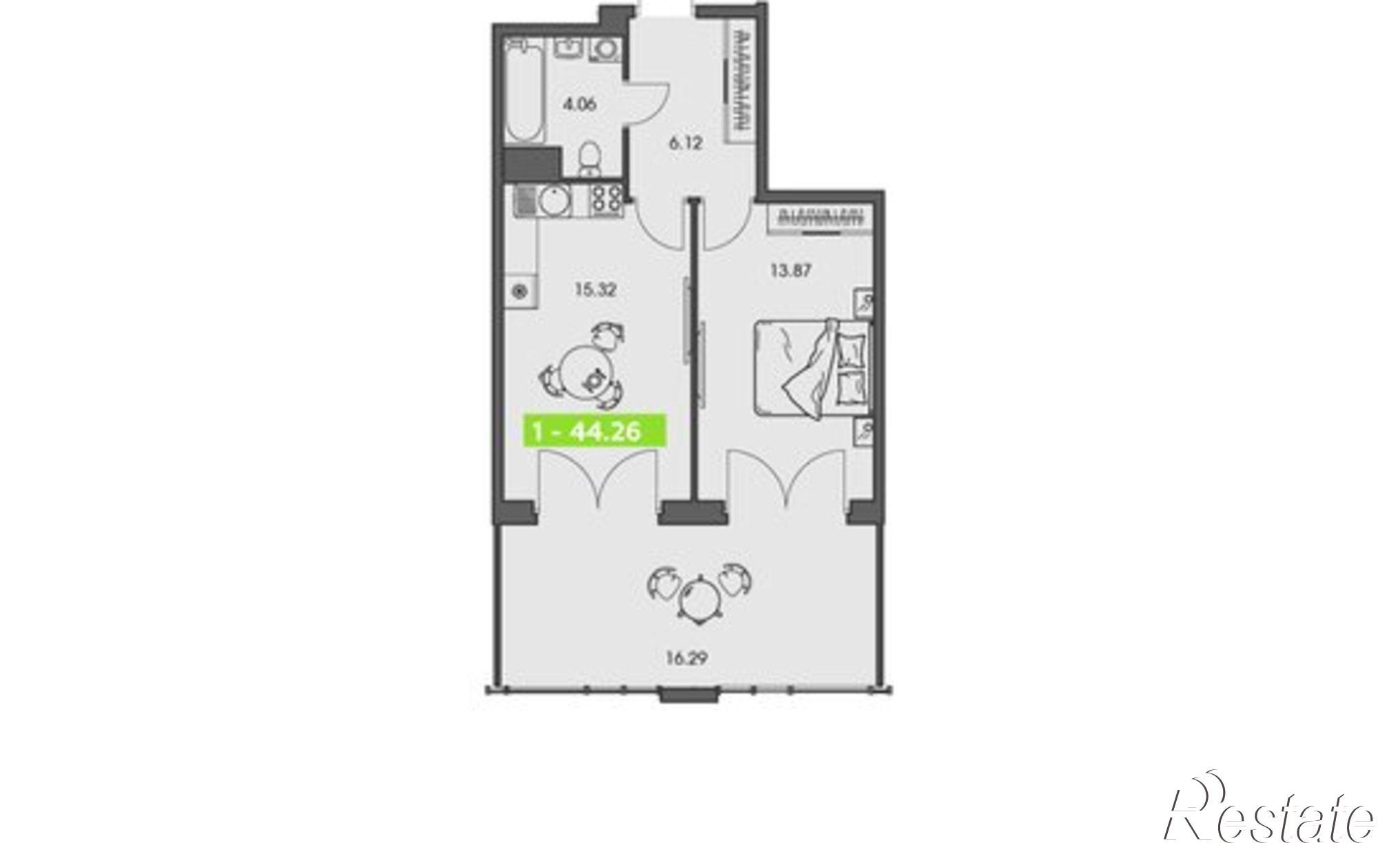 Купить квартиру за 9 142 560 рублей на улица Володарского, 36 к1