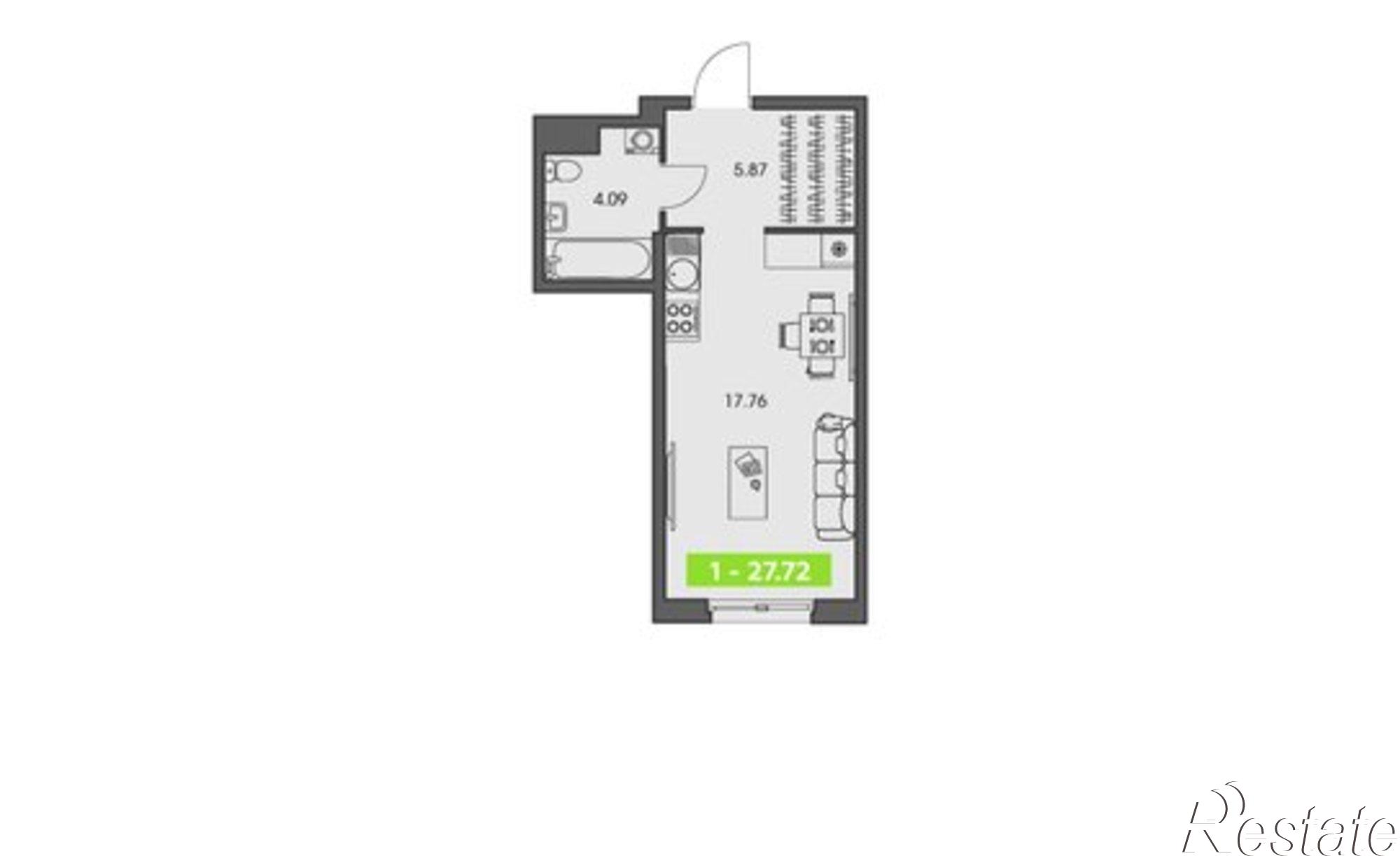 Купить квартиру за 5 204 410 рублей на улица Володарского, 36 к1