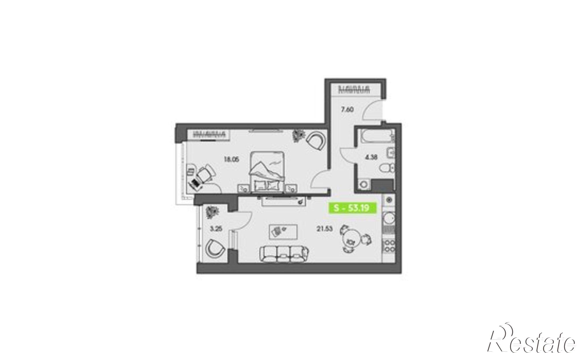 Купить квартиру за 8 937 950 рублей на улица Володарского, 36 к1