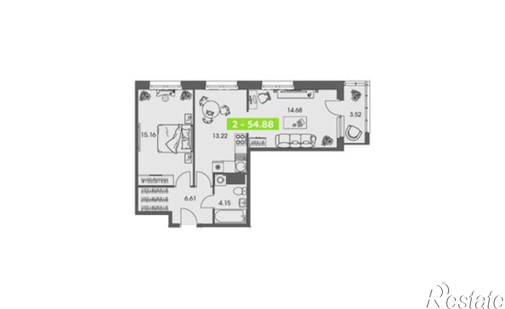 Купить квартиру за 9 590 330 рублей на улица Володарского, 36 к1