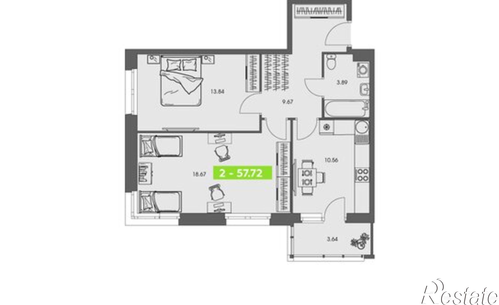 Купить квартиру за 10 004 700 рублей на улица Володарского, 36 к1