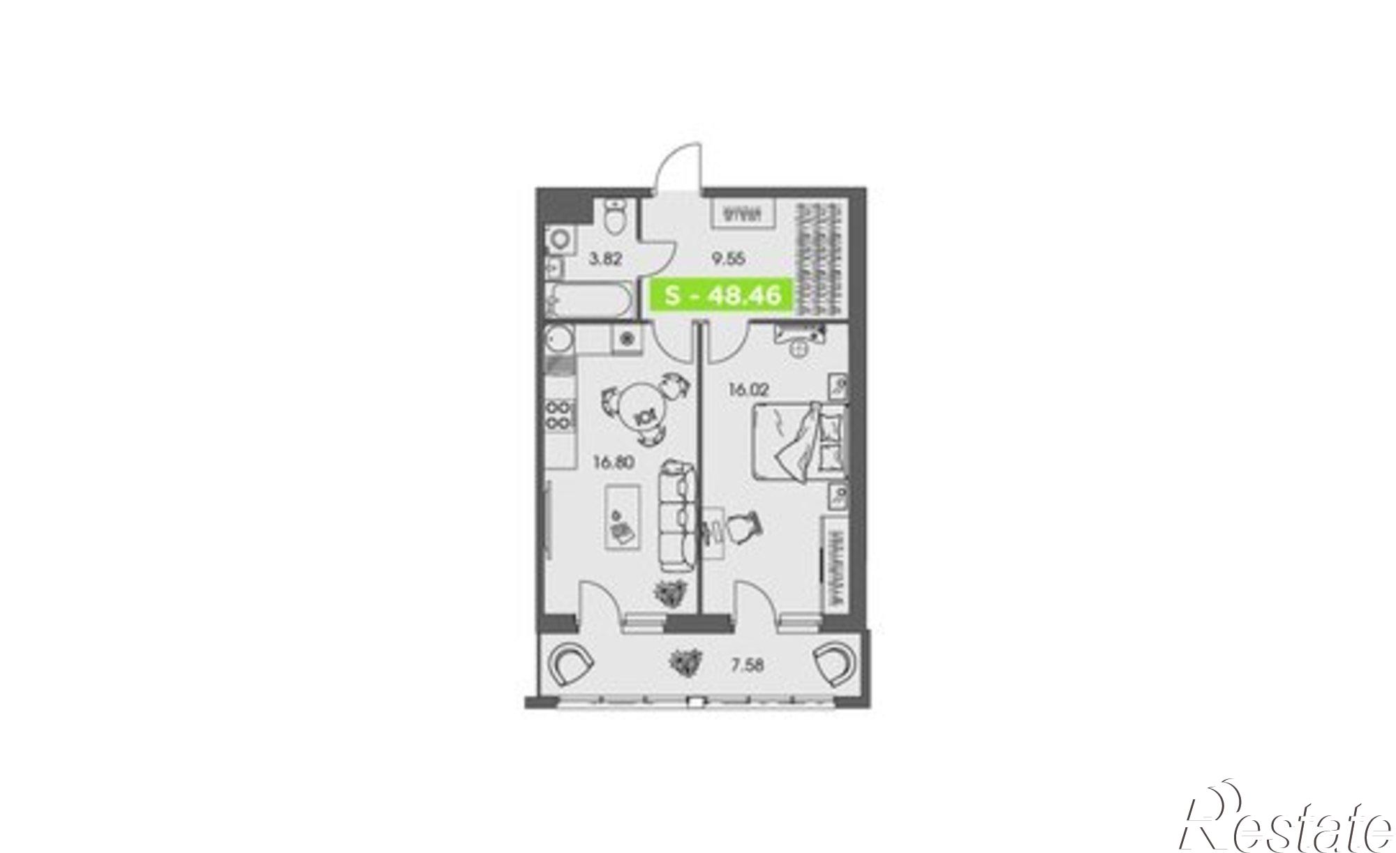 Купить квартиру за 8 221 710 рублей на ул Володарского, 36 2