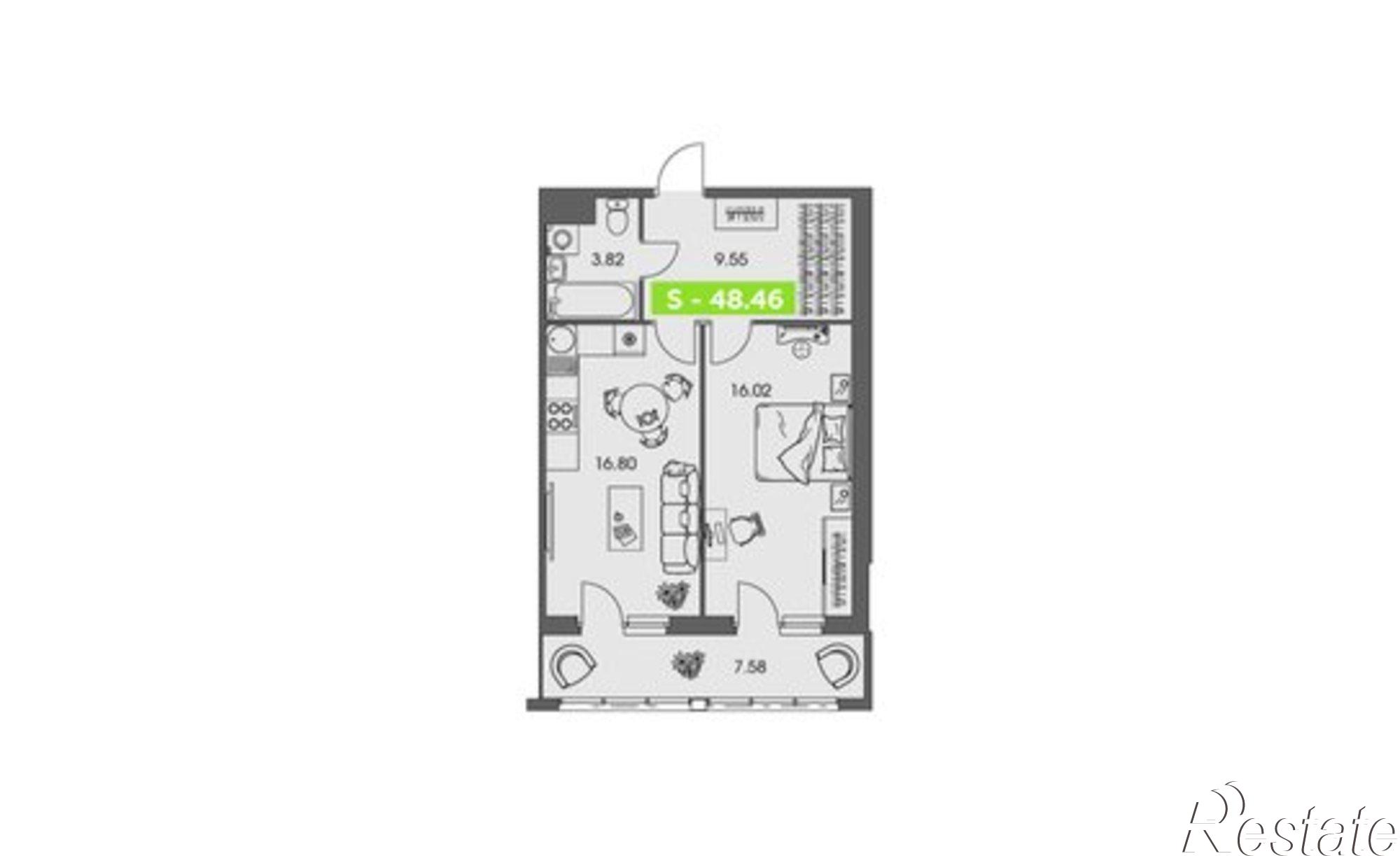 Купить квартиру за 8 386 460 рублей на ул Володарского, 36 2