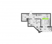 1-комн, 42 кв м, этаж 4/8 ул Володарского, 36 2