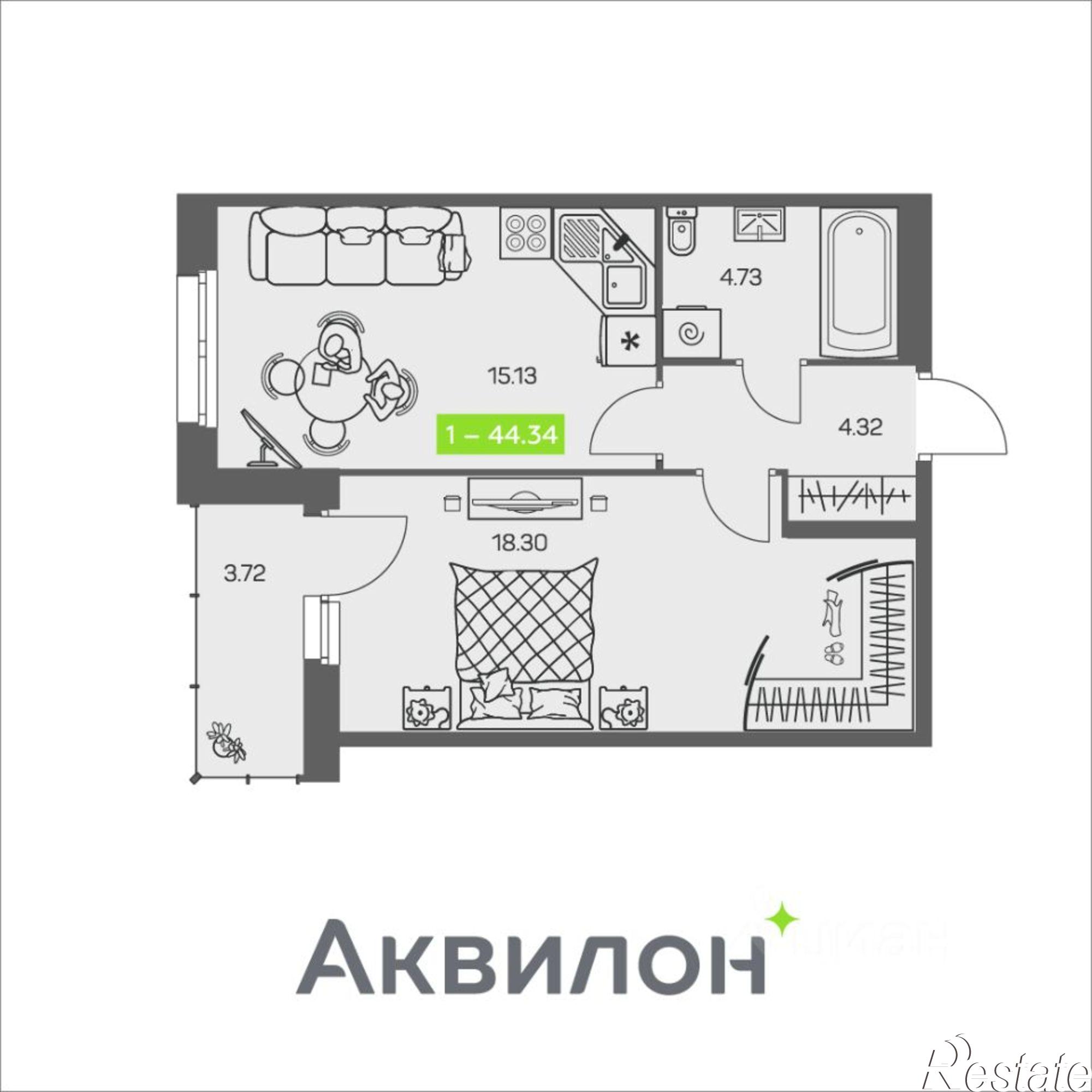 Купить квартиру за 6 974 640 рублей на ул Валявкина, 38 1