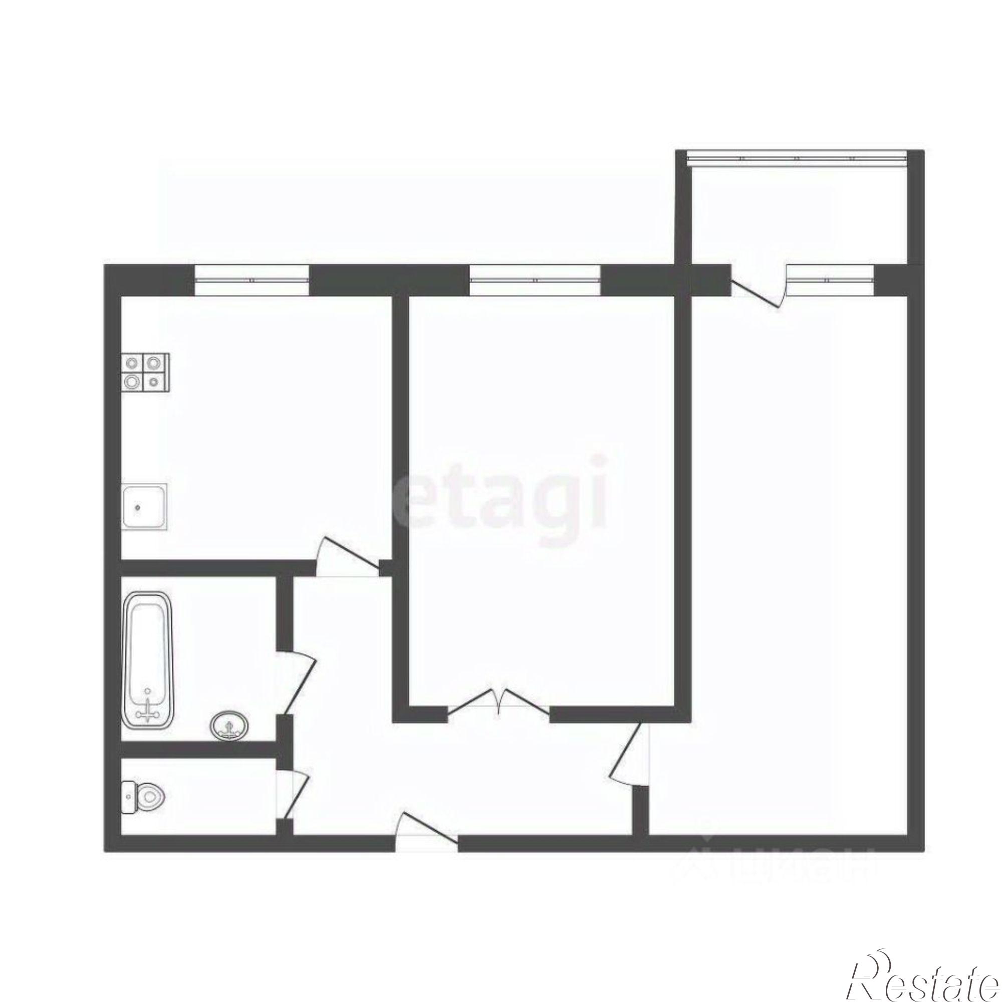 Купить квартиру за 5 800 000 рублей на Воскресенская улица, 95