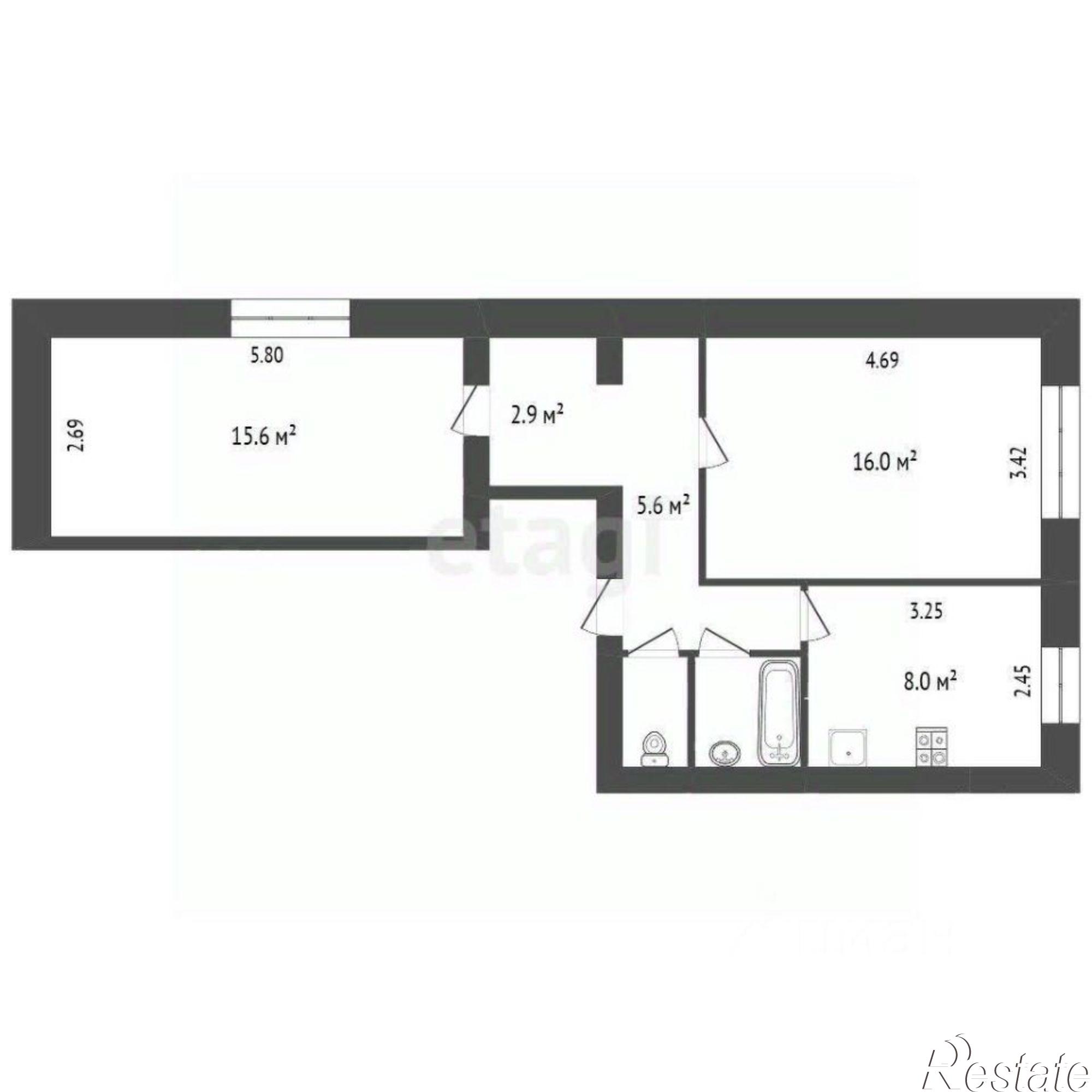 Купить квартиру за 3 100 000 рублей