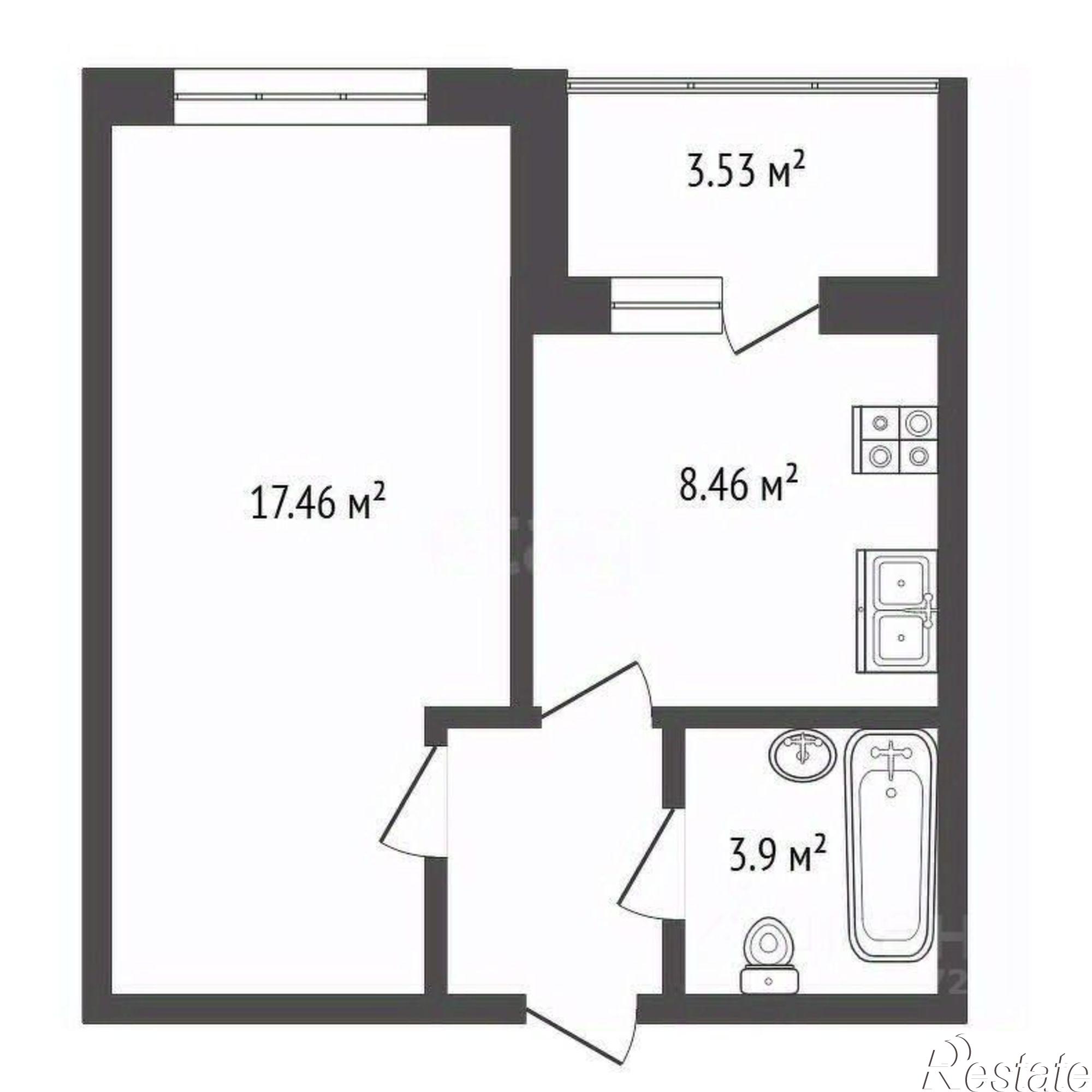 Купить квартиру за 5 200 000 рублей на ул Гагарина, 44 3