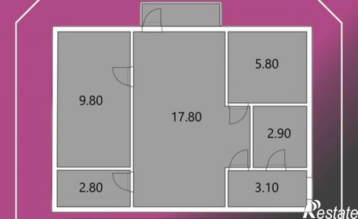 2-комн квартира проспект Обводный Канал, 54,  д. 54