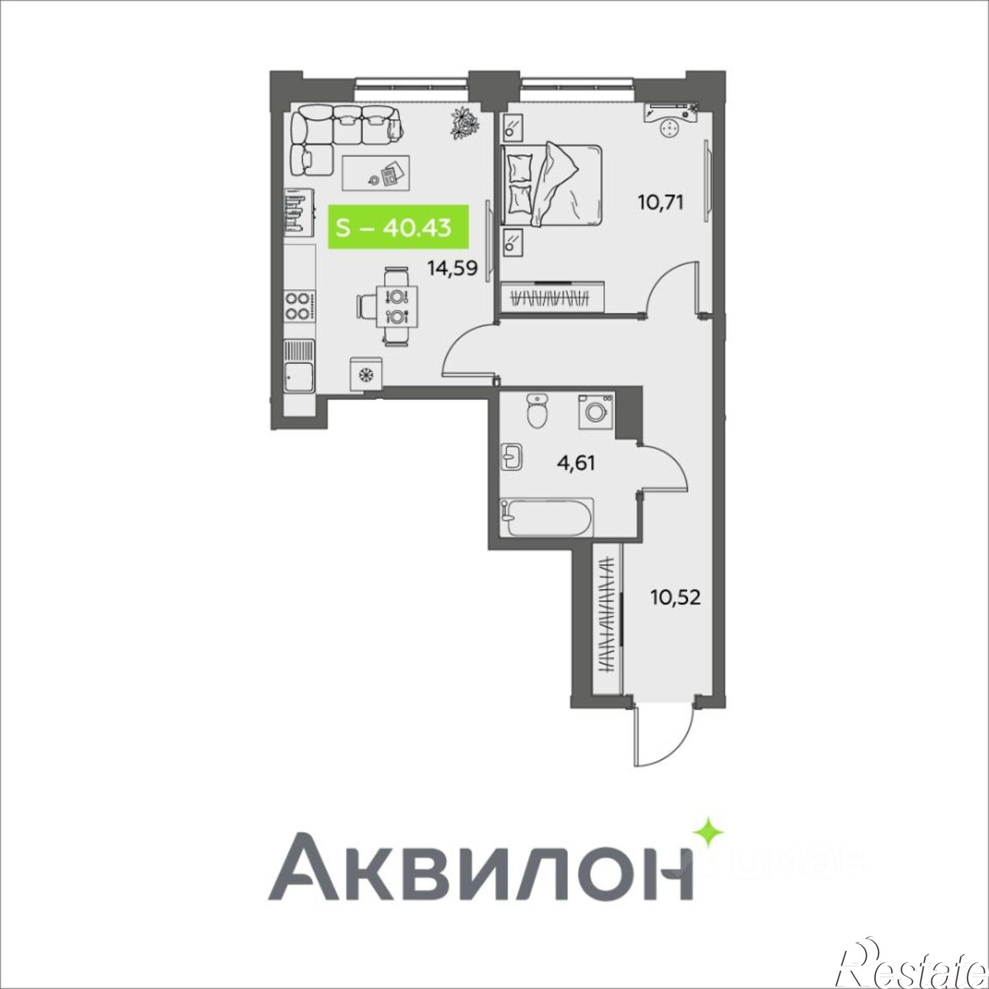 Купить квартиру за 5 857 080 рублей на ул Розы Шаниной, 4