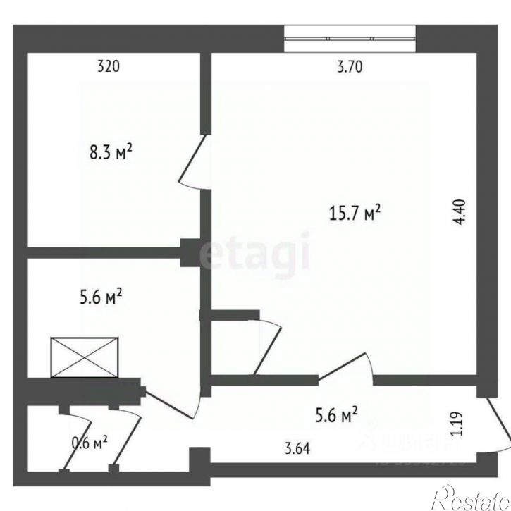 2-комн квартира Новый проспект, 7,  д. 7