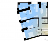 4-комн, 98 кв м, этаж 2/10 пр-кт Советских космонавтов, 42