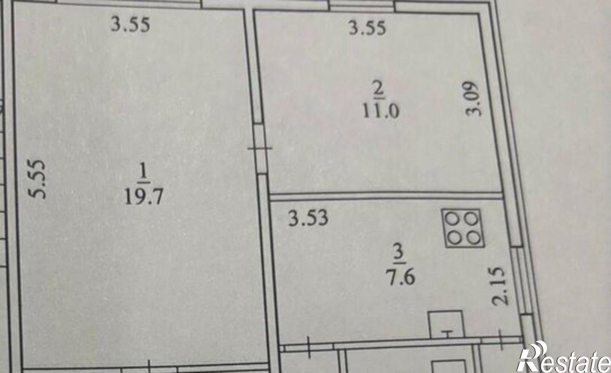 Купить квартиру за 1 200 000 рублей на ул Гуляева, 118/1