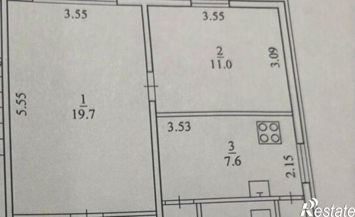 2-комн квартира ул Гуляева, 118/1,  д. 118/1