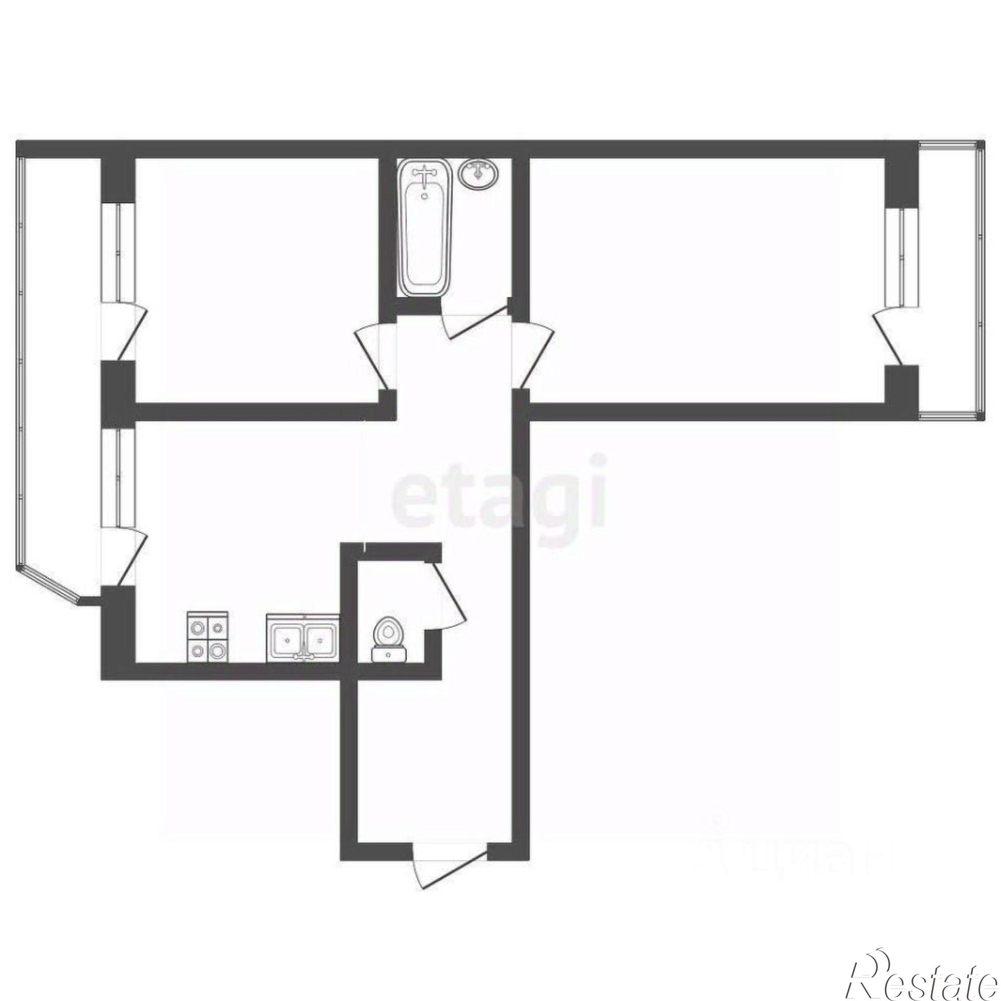 Купить квартиру за 23 500 000 рублей на ул Воскресенская, 55
