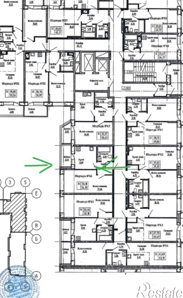 1-комн квартира ул Гагарина, 44 3,  д. 44 3,  к. 3