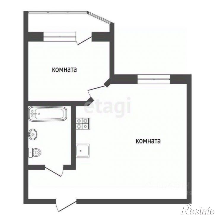 1-комн квартира проспект Ломоносова, 98,  д. 98