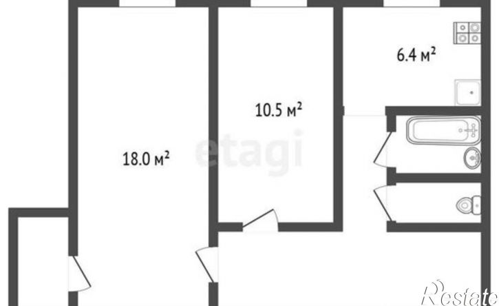 2-комн квартира Новгородский пр-кт, 41,  д. 41