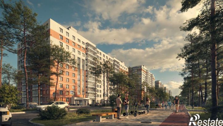 1-комн квартира в новом доме Московский проспект