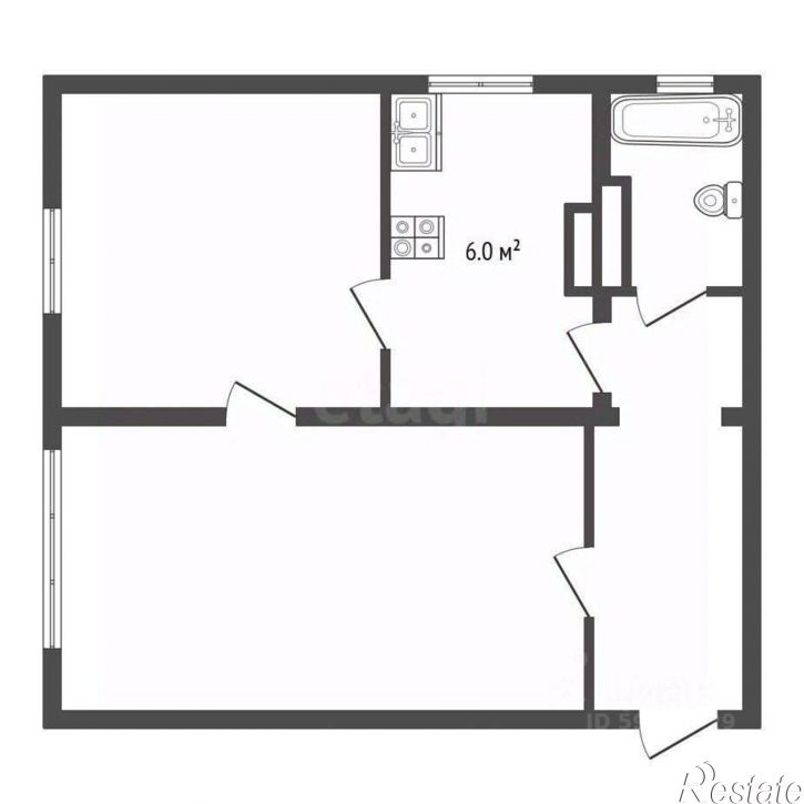 2-комн квартира улица Жосу, 14 к1,  д. 14 к1