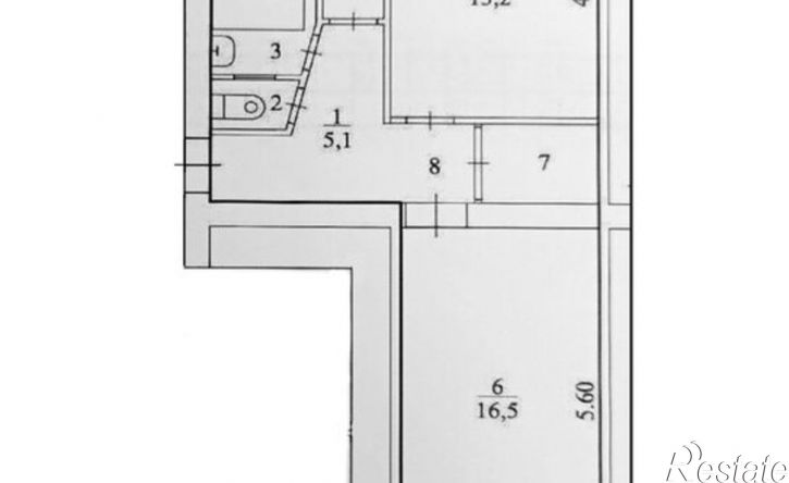 2-комн квартира Партизанская улица, 40,  д. 40