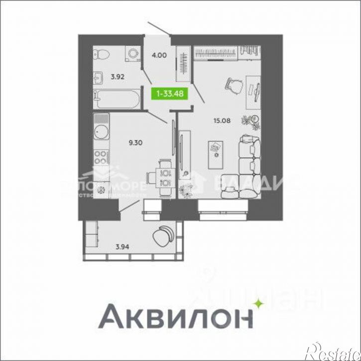1-комн квартира ул Урицкого, 6 1,  д. 6 1,  к. 1