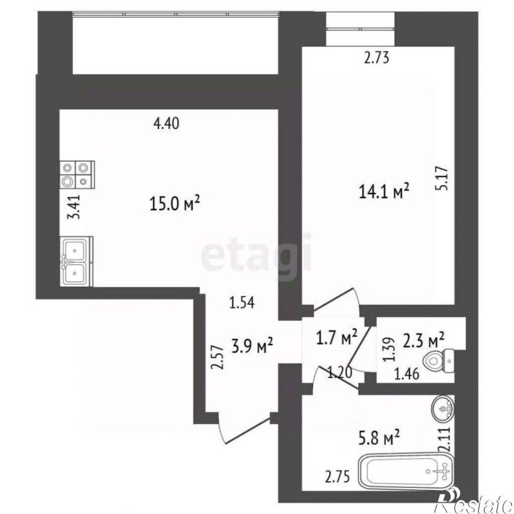1-комн квартира пр-кт Советских космонавтов, 148,  д. 148