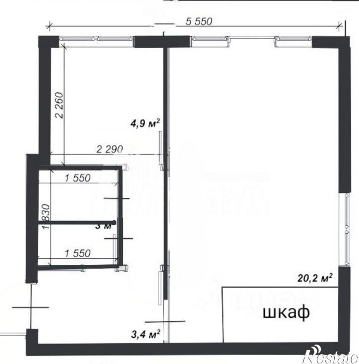 1-комн квартира улица Почтовый тракт, 30 к1,  д. 30 к1