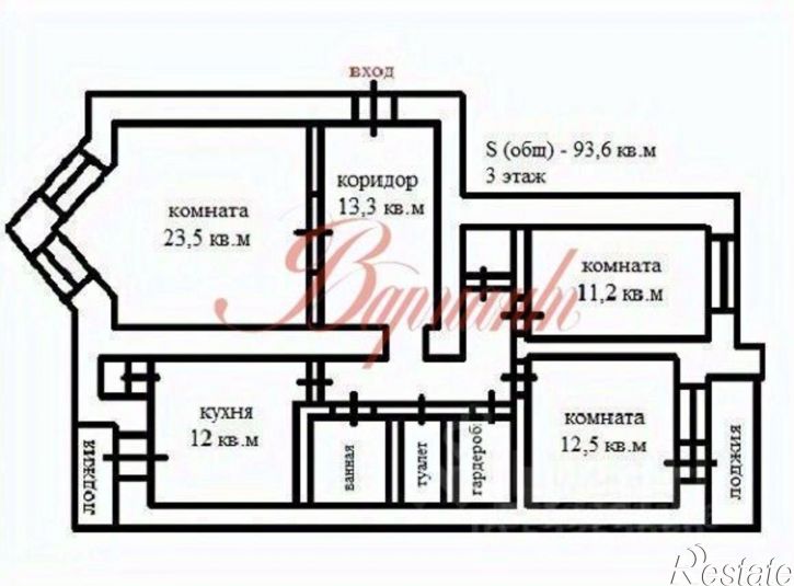 3-комн квартира проспект Ломоносова, 13,  д. 13