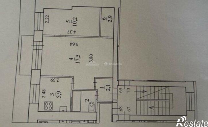 2-комн квартира Троицкий пр-кт, 121 3,  д. 121 3,  к. 3