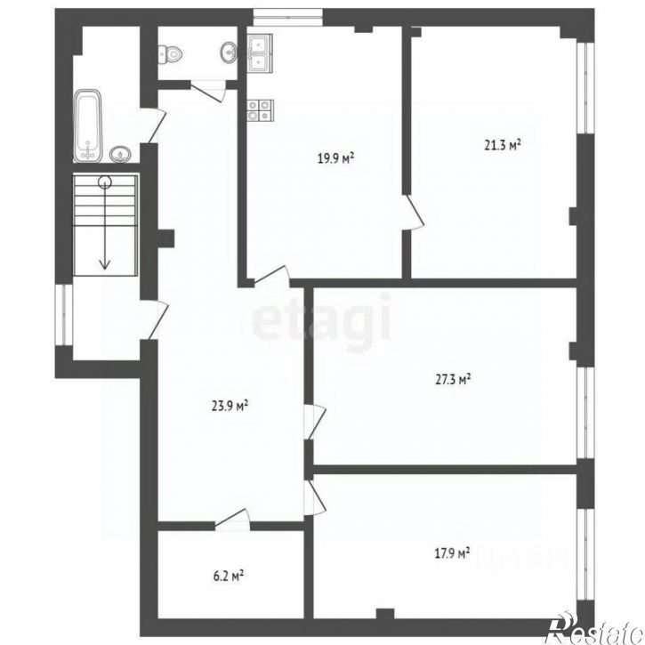 3-комн квартира ул Левачева, 12,  д. 12