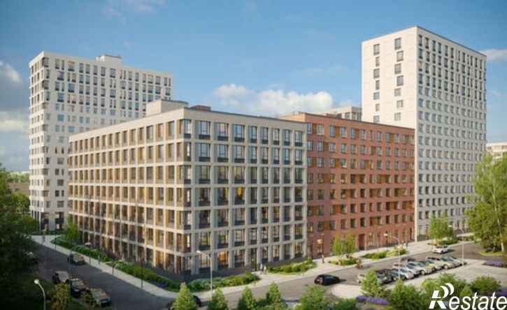 2-комн квартира в новом доме Ленинградский пр-кт, 30 1,  д. 30 1,  к. 1