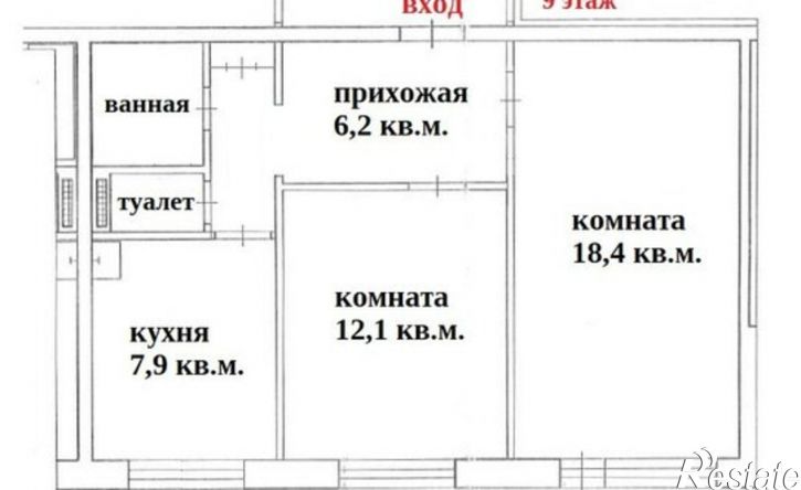 2-комн квартира ул Павла Усова, 9 2,  д. 9 2,  к. 2