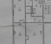 3-комн, 51кв м, этаж 2/2 Приморская улица, 20 к2