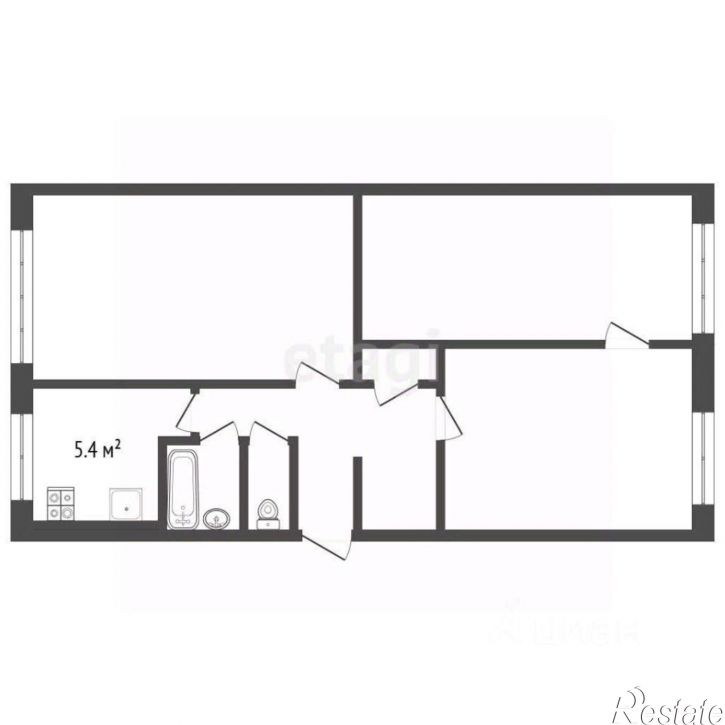 3-комн квартира ул Тимме Я., 9,  д. 9