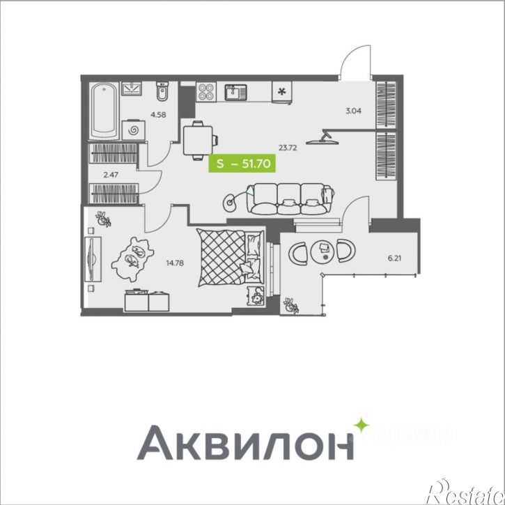 1-комн квартира в новом доме улица Валявкина, 38 к2,  д. 38 к2