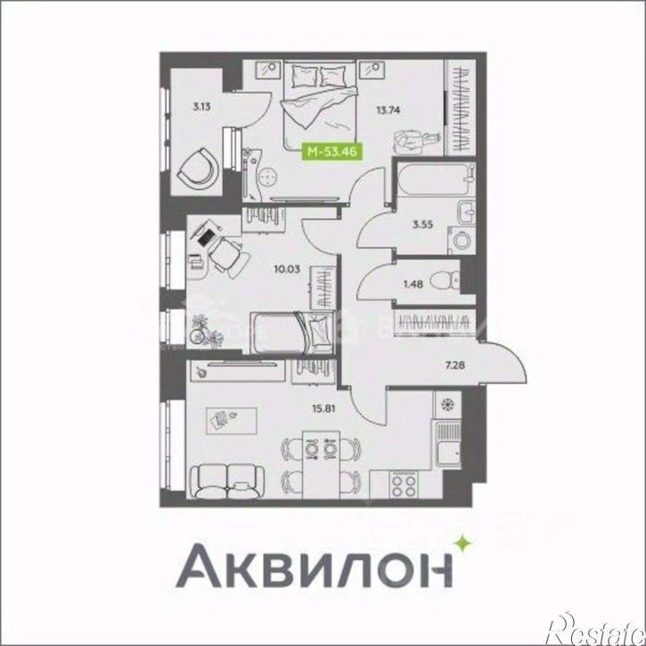 2-комн квартира Ленинградский проспект, 28,  д. 28