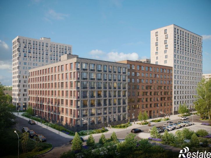 1-комн квартира в новом доме Ленинградский проспект, 28 с1,  д. 28 с1