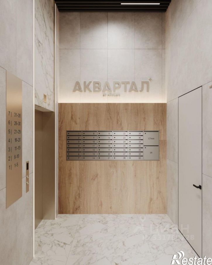 1-комн квартира в новом доме Ленинградский пр-кт, 30 1,  д. 30 1,  к. 1