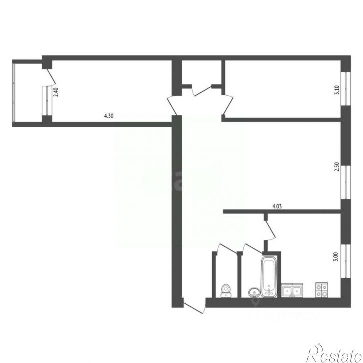 3-комн квартира улица Тимме, 10 к1,  д. 10 к1