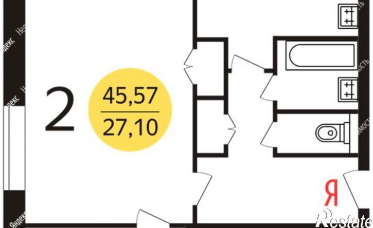 2-комн квартира ул Воронина В.И., 37,  д. 37
