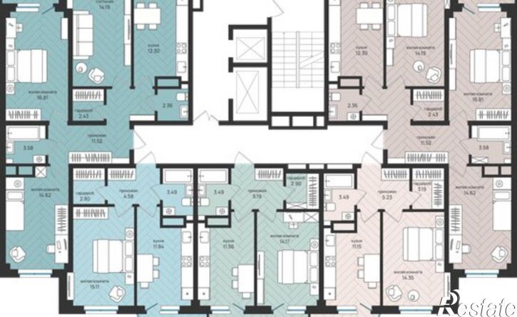 1-комн квартира в новом доме улица Ленина, 21к8