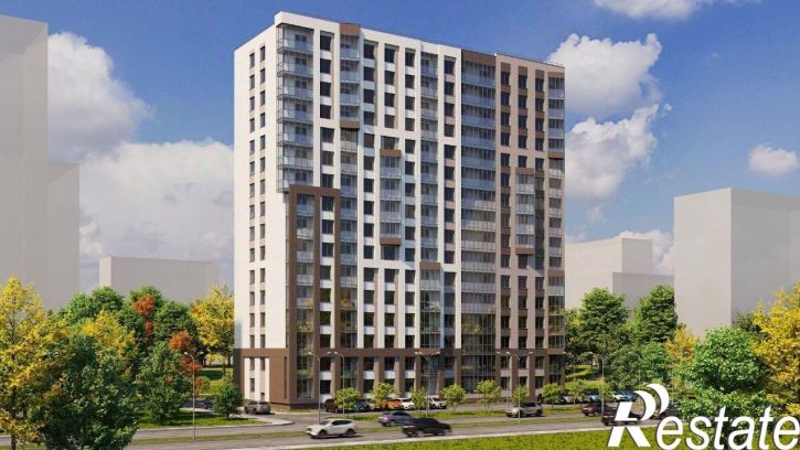 2-комн квартира в новом доме улица Серафимовича, 66,  д. 66